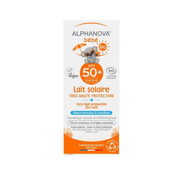 ALPHANOVA BEBE LAIT SOLAIRE SPF50+  ALPHANOVA BEBE LAIT SOLAIRE SPF50+