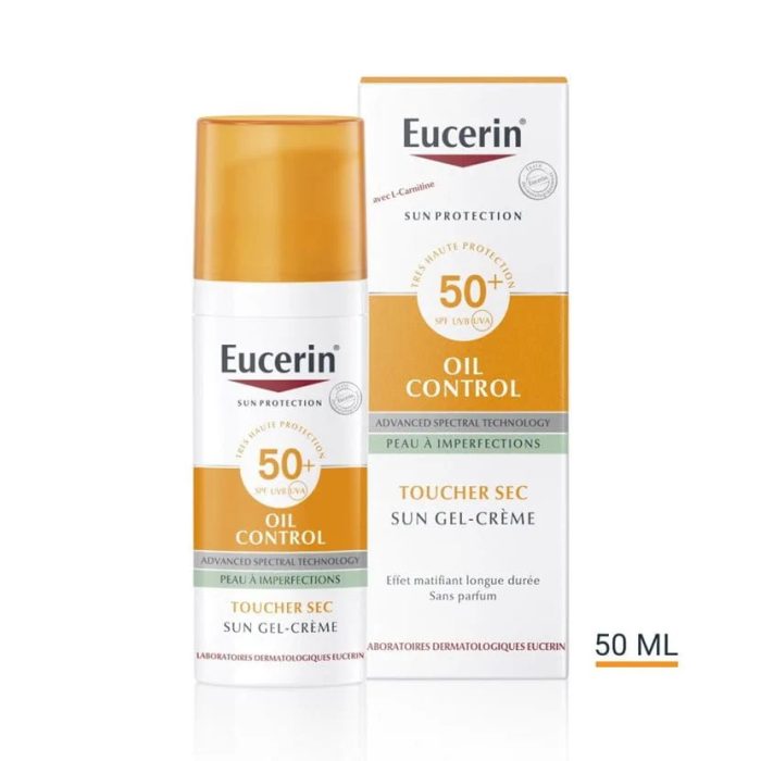 EUCERIN OIL SUN PROTECT CONTROL TOUCHER SEC 50 ML