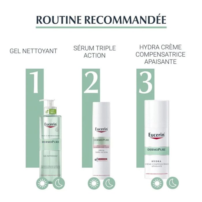 EUCERIN DERMOPURE HYDRA CREME COMPENSATRICE APAISANTE 50 ML