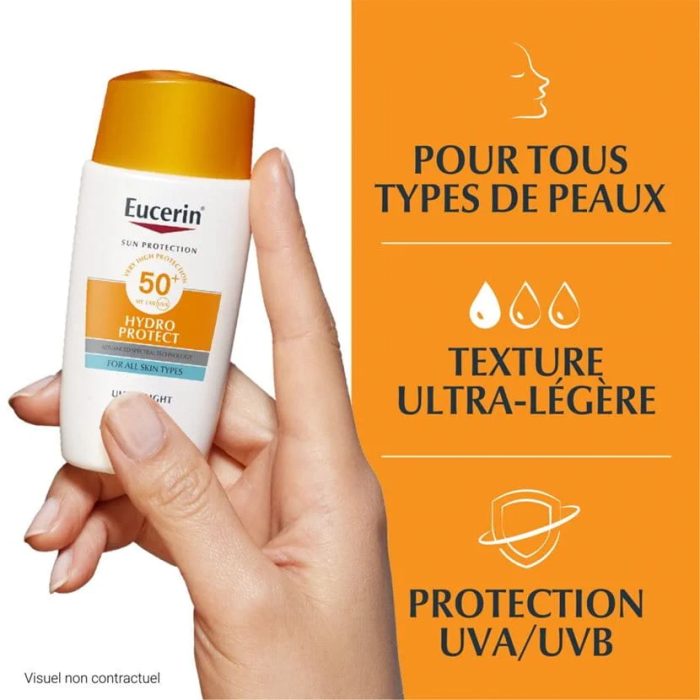 EUCERIN HYDRO PROTECT FLUIDE ULTRA LEGERSPF 50+ TOUS TYPES DE PEAUX EUCERIN HYDRO PROTECT FLUIDE ULTRA LEGERSPF 50+ TOUS TYPES DE PEAUX