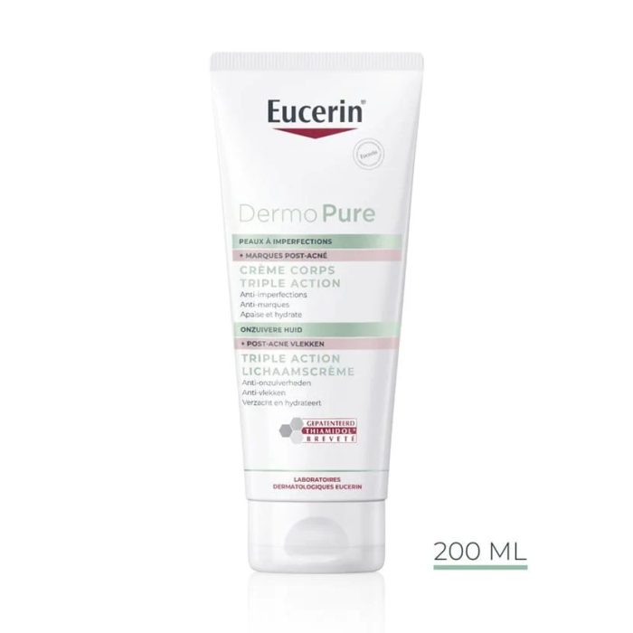 EUCERIN DERMOPURE CREME CORPS TRIPLE ACTION 200 ML