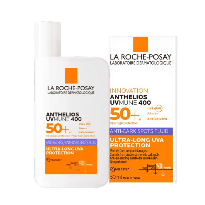 LA ROCHE POSAY ANTHELIOS UVMUNE 400 FLUIDE ANTI TACHES SPF50+ 50 ML LA ROCHE POSAY ANTHELIOS UVMUNE 400 FLUIDE ANTI TACHES SPF50+ 50 ML