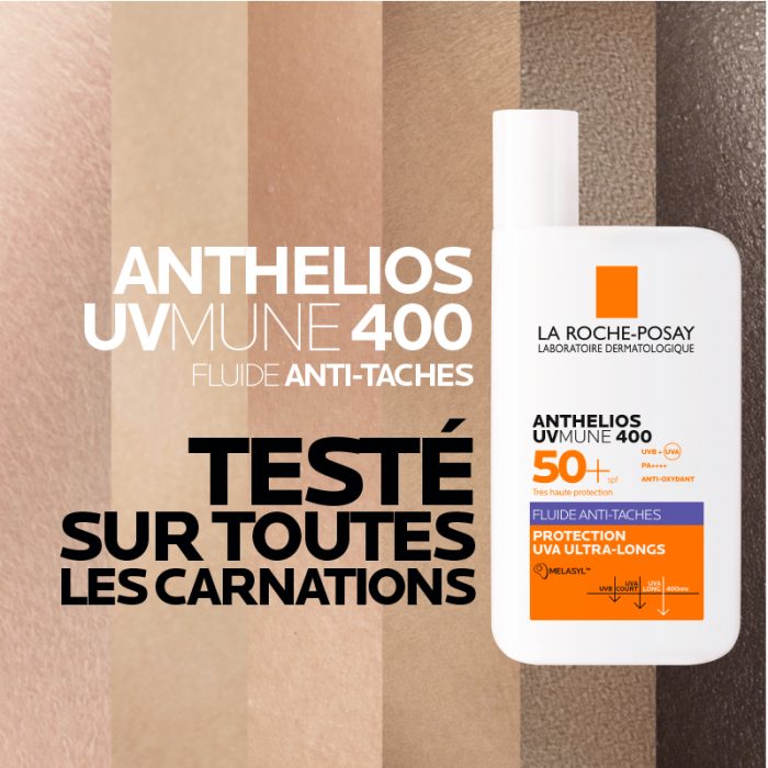 LA ROCHE POSAY ANTHELIOS UVMUNE 400 FLUIDE ANTI TACHES SPF50+ 50 ML LA ROCHE POSAY ANTHELIOS UVMUNE 400 FLUIDE ANTI TACHES SPF50+ 50 ML