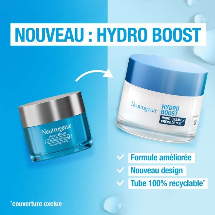 NEUTROGENA HYDRO BOOST CREME DE NUIT TOUS TYPES DE PEAUX 50ML NEUTROGENA HYDRO BOOST CREME DE NUIT TOUS TYPES DE PEAUX 50ML