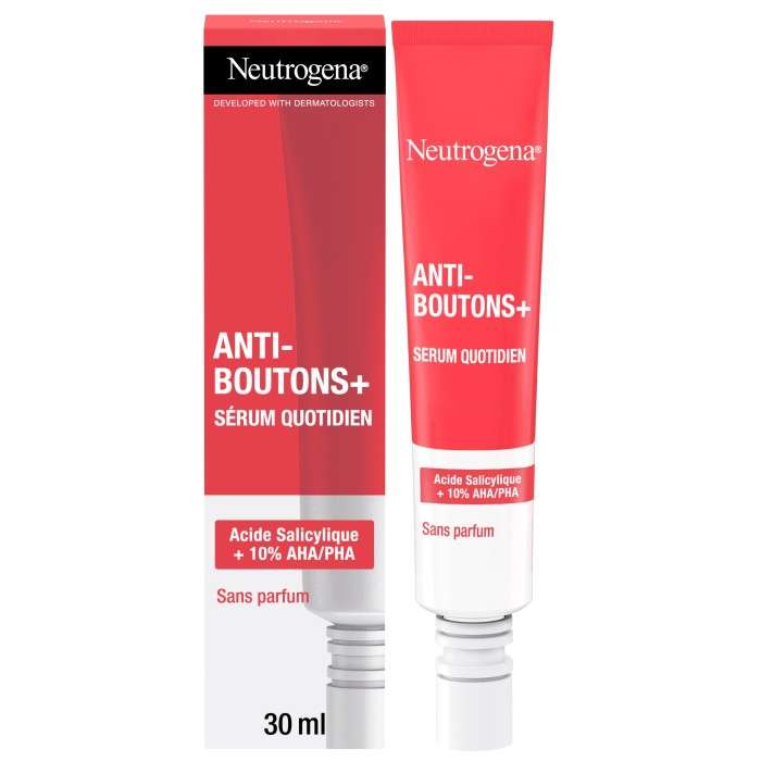 NEUTROGENA ANTI BOUTONS+ SERUM QUOTIDIEN 30ML NEUTROGENA ANTI BOUTONS+ SERUM QUOTIDIEN 30ML
