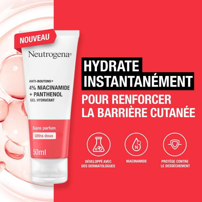 NEUTROGENA ANTI BOUTONS+ GEL HYDRATANT 50ML NEUTROGENA ANTI BOUTONS+ GEL HYDRATANT 50ML