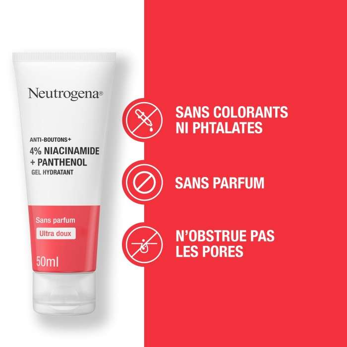 NEUTROGENA ANTI BOUTONS+ GEL HYDRATANT 50ML NEUTROGENA ANTI BOUTONS+ GEL HYDRATANT 50ML