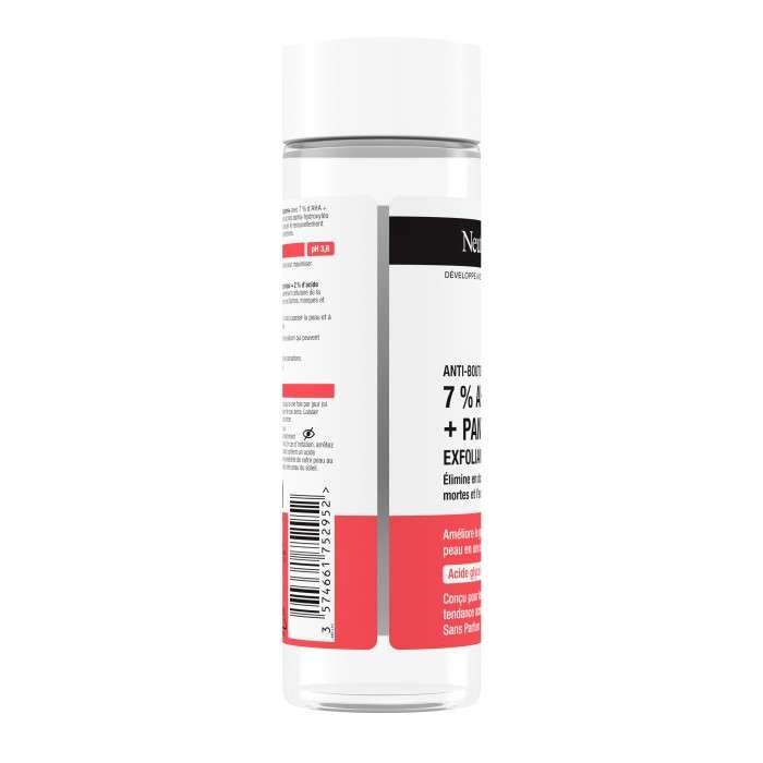 NEUTROGENA ANTI BOUTONS+ EXFOLIANT LIQUIDE 125ML NEUTROGENA ANTI BOUTONS+ EXFOLIANT LIQUIDE 125ML