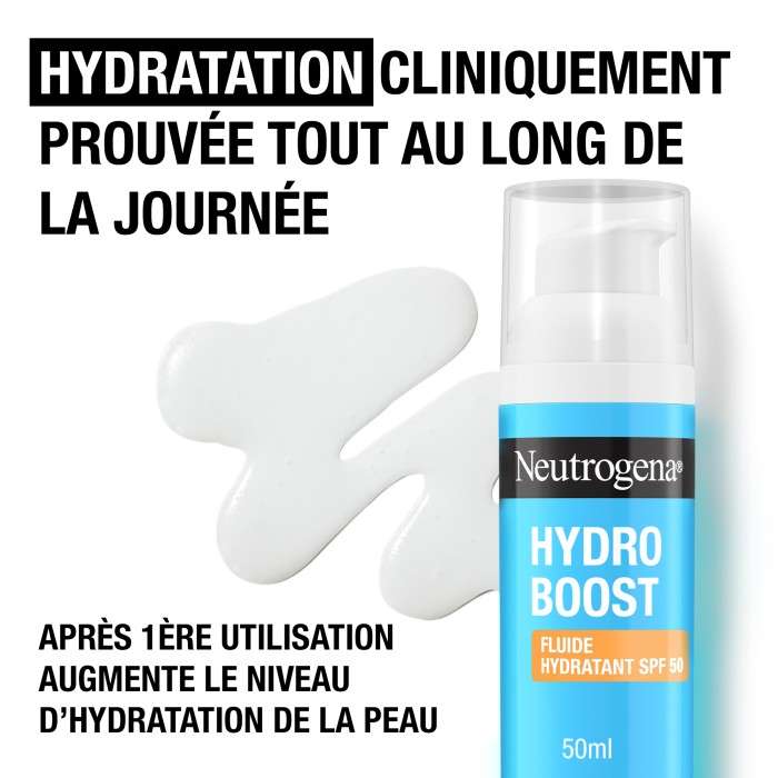NEUTROGENA HYDRO BOOST FLUIDE HYDRATANT SPF50 50ML NEUTROGENA HYDRO BOOST FLUIDE HYDRATANT SPF50 50ML