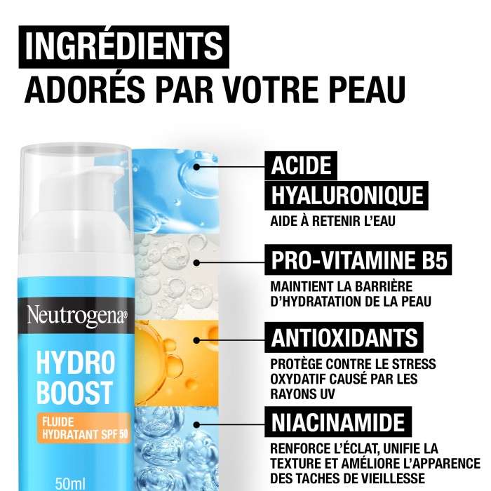 NEUTROGENA HYDRO BOOST FLUIDE HYDRATANT SPF50 50ML NEUTROGENA HYDRO BOOST FLUIDE HYDRATANT SPF50 50ML