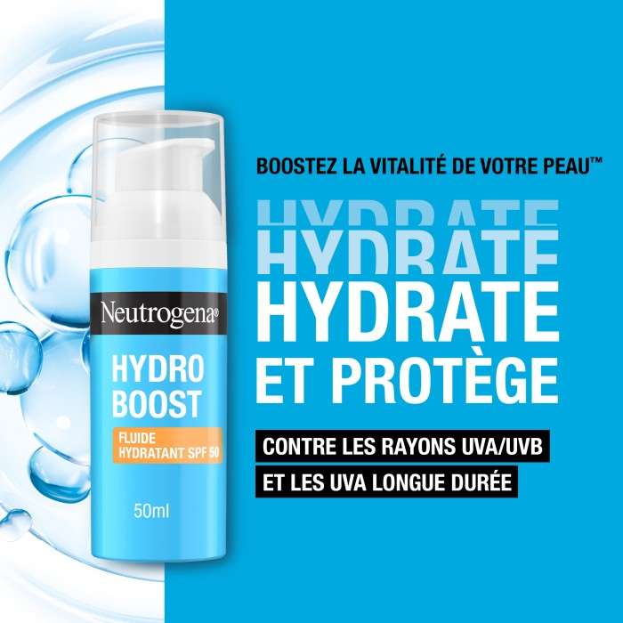 NEUTROGENA HYDRO BOOST FLUIDE HYDRATANT SPF50 50ML NEUTROGENA HYDRO BOOST FLUIDE HYDRATANT SPF50 50ML