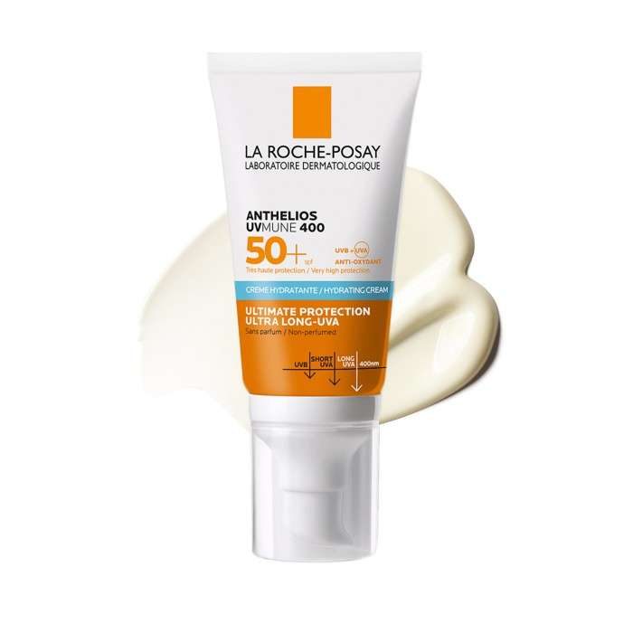 LA ROCHE POSAY OFFRE ANTHELIOS UVMUNE 400 CREME HYDRATANTE SPF 50+ INVISIBLE 50 ML + EAU THERMALE 50ML OFFERT
