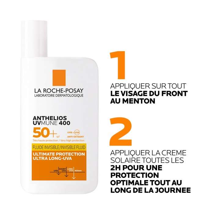LA ROCHE POSAY OFFRE WEB ANTHELIOS UVMUNE 400 FLUIDE SOLAIRE INVISIBLE SPF 50+ 50 ML+ ANTHELIOS UVMUNE 15 ML OFFERT LA ROCHE POSAY OFFRE WEB ANTHELIOS UVMUNE 400 FLUIDE SOLAIRE INVISIBLE SPF 50+ 50 ML+ ANTHELIOS UVMUNE 15 ML OFFERT