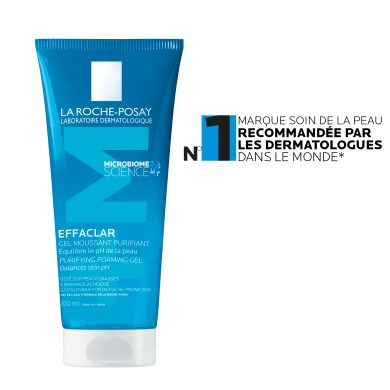 LA ROCHE POSAY EFFACLAR GEL MOUSSANT PURIFIANT EQUILIBRE LE PH DE LA PEAU 200ML LA ROCHE POSAY EFFACLAR GEL MOUSSANT PURIFIANT EQUILIBRE LE PH DE LA PEAU 200ML