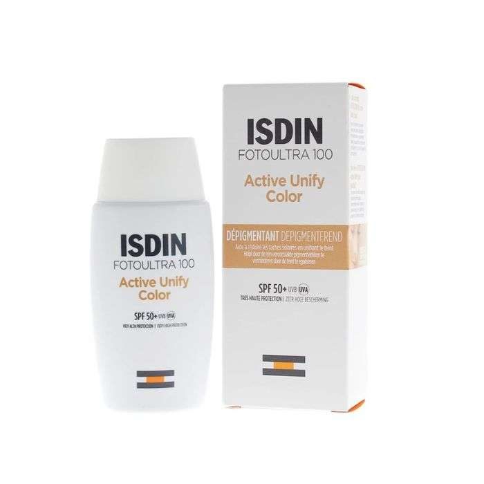 ISDIN FOTO ULTRA 100 ISDIN ACTIVE UNIFY COLOR FUSION FLUID SPF50+ 50 ML ISDIN FOTO ULTRA 100 ISDIN ACTIVE UNIFY COLOR FUSION FLUID SPF50+ 50 ML
