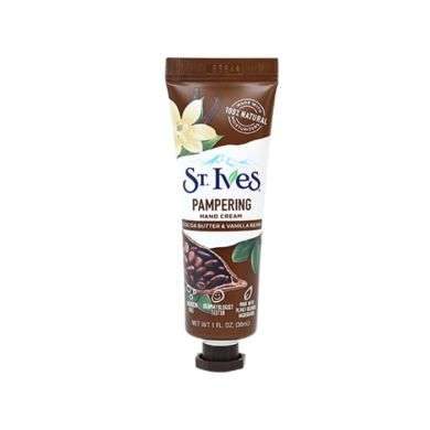 ST IVES CREME MAINS PAMPERING BEURRE DE CACAO ET GOUSSE DE VANILLE 30ML ST IVES CREME MAINS PAMPERING BEURRE DE CACAO ET GOUSSE DE VANILLE 30ML