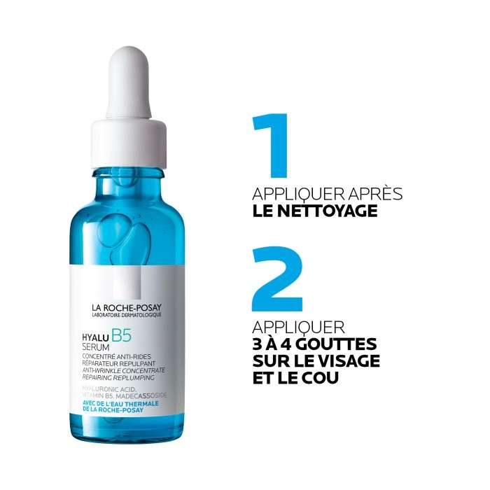 LA ROCHE-POSAY HYALU B5 SÉRUM CONCENTRÉ ANTI-RIDES RÉPARATEUR REPULPANT 30 ML