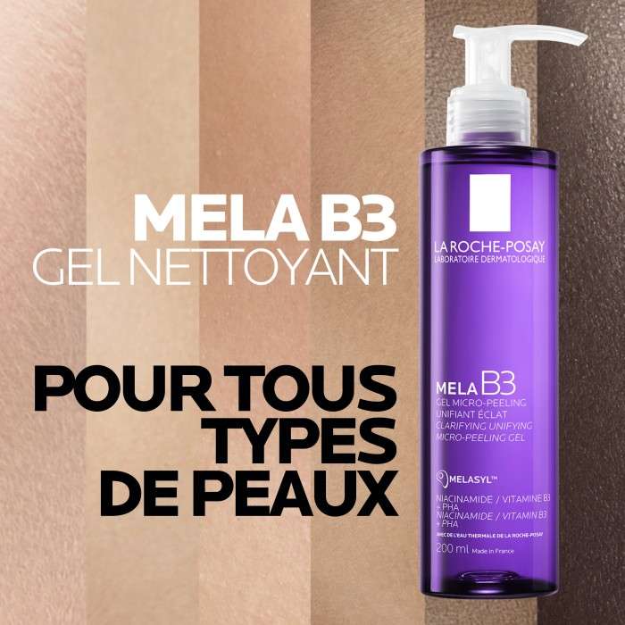 LA ROCHE POSAY MELA B3 GEL MICRO PEELING UNIFIANT ECLAT 200 ML LA ROCHE POSAY MELA B3 GEL MICRO PEELING UNIFIANT ECLAT 200 ML