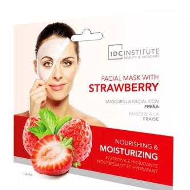 IDC INSTITUTE MASQUE TISSU NOURRISSANT VISAGE A LA FRAISE 1 UNITE IDC INSTITUTE MASQUE TISSU NOURRISSANT VISAGE A LA FRAISE 1 UNITE