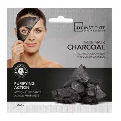 IDC INSTITUTE MASQUE TISSU PURIFIANT DETOXIFIANT DE SOINS NOIR CHARBON 1 UNITE IDC INSTITUTE MASQUE TISSU PURIFIANT DETOXIFIANT DE SOINS NOIR CHARBON 1 UNITE