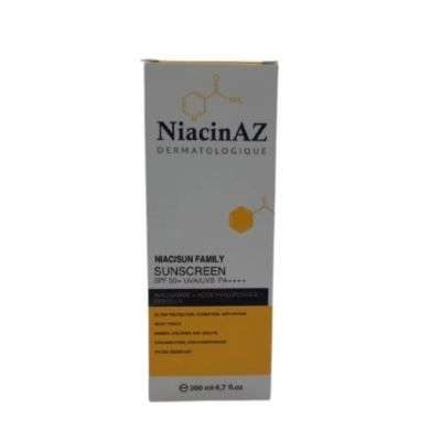 NIACINAZ ECRAN SOLAIRE SPF50+ NIACISUN FAMILY UVA UVB PA++++ 200ML. NIACINAZ ECRAN SOLAIRE SPF50+ NIACISUN FAMILY UVA UVB PA++++ 200ML.
