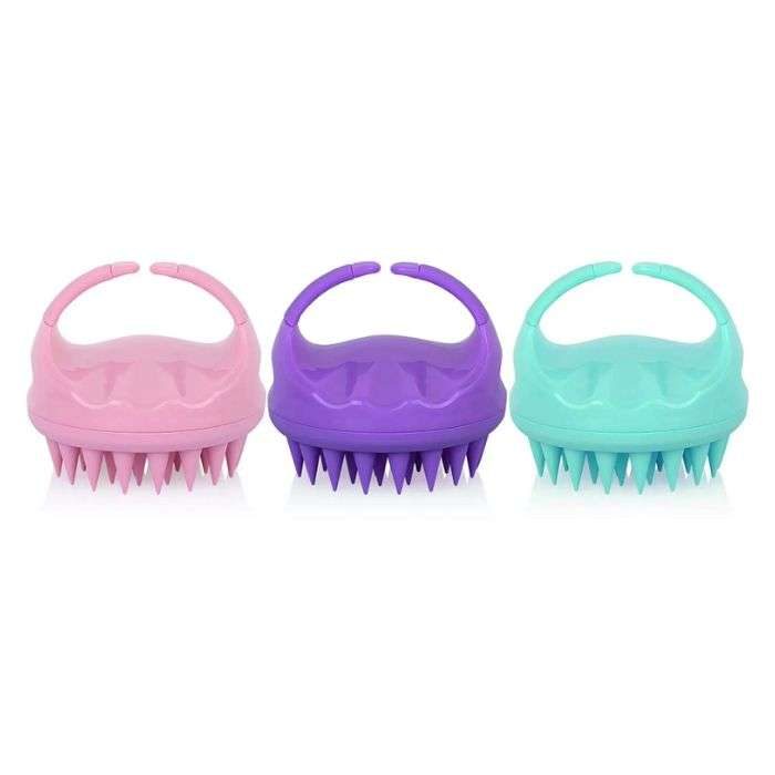 BROSSE DE MASSAGE CHEVEUX MULTICOLORES 