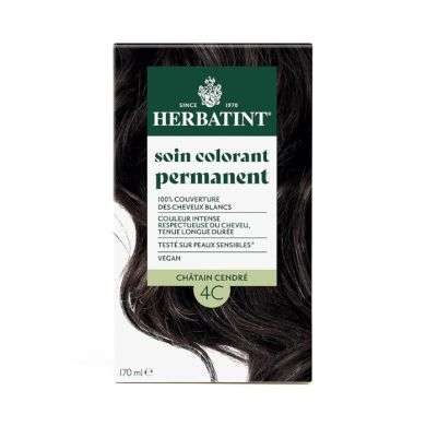 HERBATINT SOIN COLORANT PERMANENT 4C CHATAIN CENDRE 150 ML HERBATINT SOIN COLORANT PERMANENT 4C CHATAIN CENDRE 150 ML