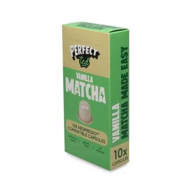 PERFECT TED CAPSULES MATCHA VANILLE BOITE DE 10 PERFECT TED CAPSULES MATCHA VANILLE BOITE DE 10