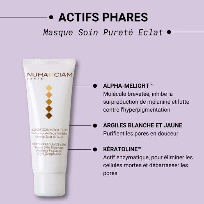 NUHANCIAM MASQUE SOIN PURETE ECLAT 75ML
