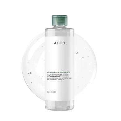 ANUA HEARTLEAF + PANTHENOL EAU NETTOYANTE EN PROFONDEUR A FAIBLE PH 500G ANUA HEARTLEAF + PANTHENOL EAU NETTOYANTE EN PROFONDEUR A FAIBLE PH 500G
