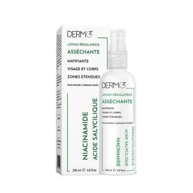 DERMO Z LOTION REGULATRICE ASSECHANTE 200ML DERMO Z LOTION REGULATRICE ASSECHANTE 200ML