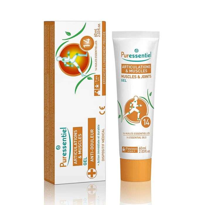 PURESSENTIEL ARTICULATIONS ET MUSCLES GEL ANTI DOULEUR 60ML PURESSENTIEL ARTICULATIONS ET MUSCLES GEL ANTI DOULEUR 60ML