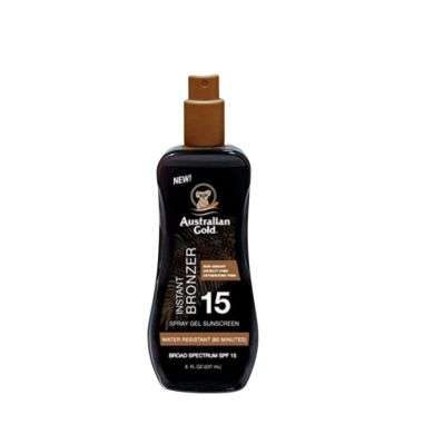 AUSTRALIAN GOLD INSTANT BRONZER SPRAY GEL SPF15 ECRAN SOLAIRE 100ML AUSTRALIAN GOLD INSTANT BRONZER SPRAY GEL SPF15 ECRAN SOLAIRE 100ML