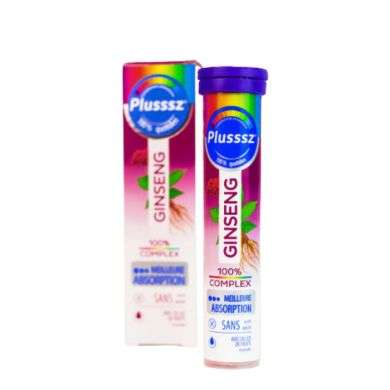 PLUSSSZ 100% GINSENG COMPLEX 20 COMPRIMES PLUSSSZ 100% GINSENG COMPLEX 20 COMPRIMES