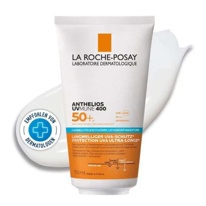 LA ROCHE POSAY ANTHELIOS UVMUNE 400 LAIT HYDRATANT VISAGE ET CORPS SPF50+ 150ML LA ROCHE POSAY ANTHELIOS UVMUNE 400 LAIT HYDRATANT VISAGE ET CORPS SPF50+ 150ML