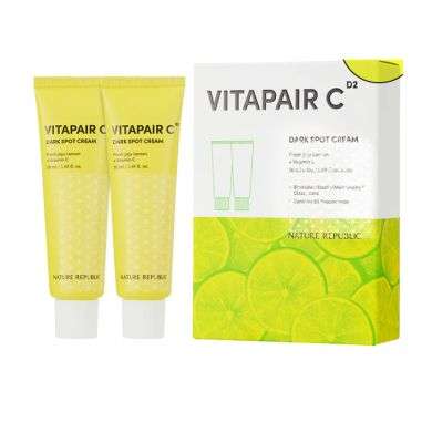 NATURE REPUBLIC VITAPAIR C D2 DUO CREME ECLAIRCISSANT NATURE REPUBLIC VITAPAIR C D2 DUO CREME ECLAIRCISSANT