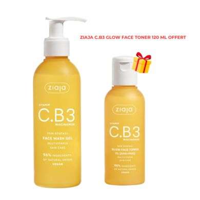 ZIAJA OFFRE C.B3 GEL NETTOYANT 190ML + C.B3 GLOW TONER 120ML OFFERT ZIAJA OFFRE C.B3 GEL NETTOYANT 190ML + C.B3 GLOW TONER 120ML OFFERT