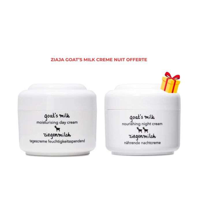 ZIAJA OFFRE GOATS MILK CREME JOUR 50 ML + CREME NUIT 50ML OFFERTE ZIAJA OFFRE GOATS MILK CREME JOUR 50 ML + CREME NUIT 50ML OFFERTE
