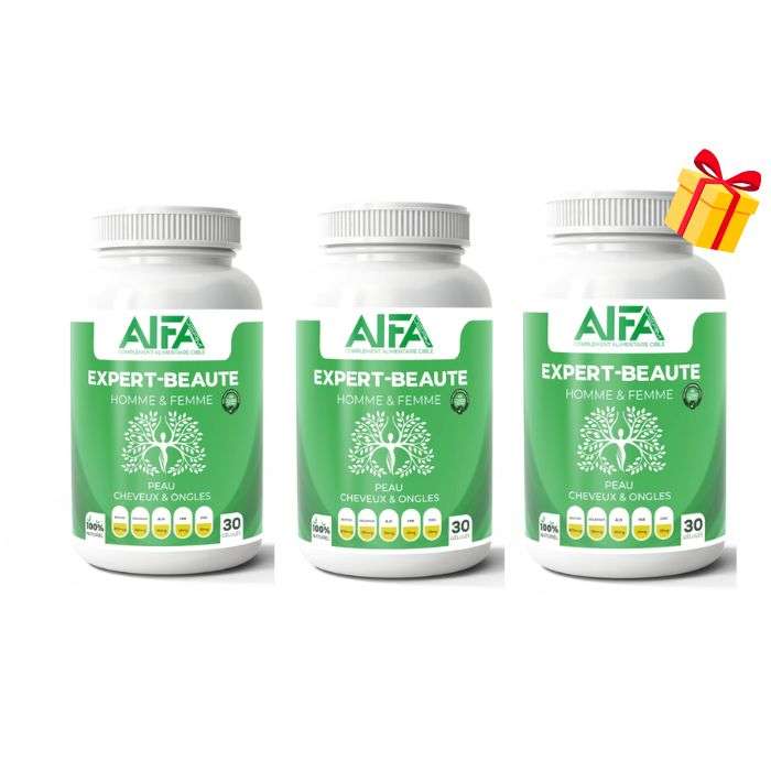 ALFA DERM PACK EXPERT BEAUTE 90 GELULES 2 ACHETES 1 OFFERT ALFA DERM PACK EXPERT BEAUTE 90 GELULES 2 ACHETES 1 OFFERT