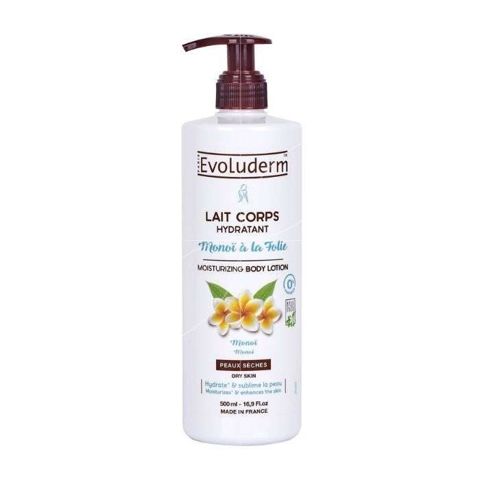 EVOLUDERM LAIT CORPS HYDRATANT MONOI A LA FOLIE 500ML EVOLUDERM LAIT CORPS HYDRATANT MONOI A LA FOLIE 500ML