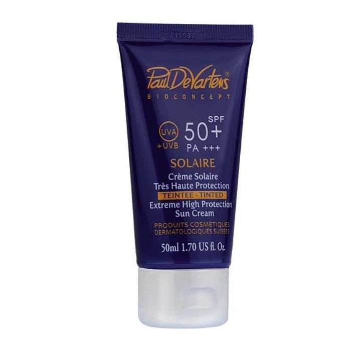 PAUL DE VARTENS CREME SOLAIRE SPF50+ TEINTEE 50ML PAUL DE VARTENS CREME SOLAIRE SPF50+ TEINTEE 50ML