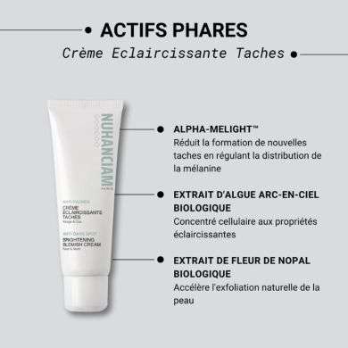 NUHANCIAM CREME ECLAIRCISSANTE TACHES 50ML NUHANCIAM CREME ECLAIRCISSANTE TACHES 50ML