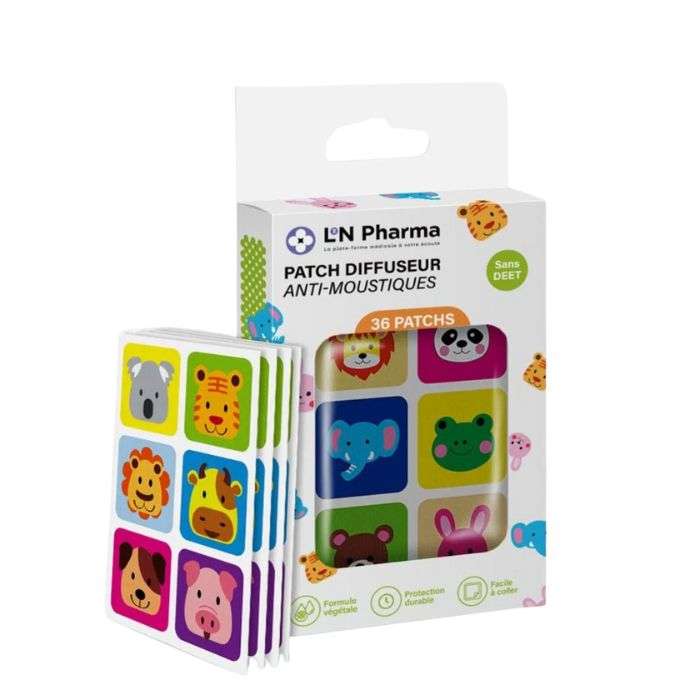 L2N PHARMA PATCH DIFFUSEUR ANTI MOUSTIQUES 36 PATCHS L2N PHARMA PATCH DIFFUSEUR ANTI MOUSTIQUES 36 PATCHS