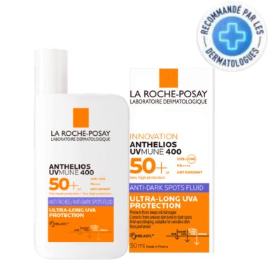 LA ROCHE POSAY ANTHELIOS UVMUNE 400 FLUIDE ANTI TACHES SPF50+ 50 ML LA ROCHE POSAY ANTHELIOS UVMUNE 400 FLUIDE ANTI TACHES SPF50+ 50 ML