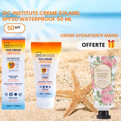 IDC INSTITUTE CREME SOLAIRE SPF50 WATERPROOF 50 ML IDC INSTITUTE CREME SOLAIRE SPF50 WATERPROOF 50 ML