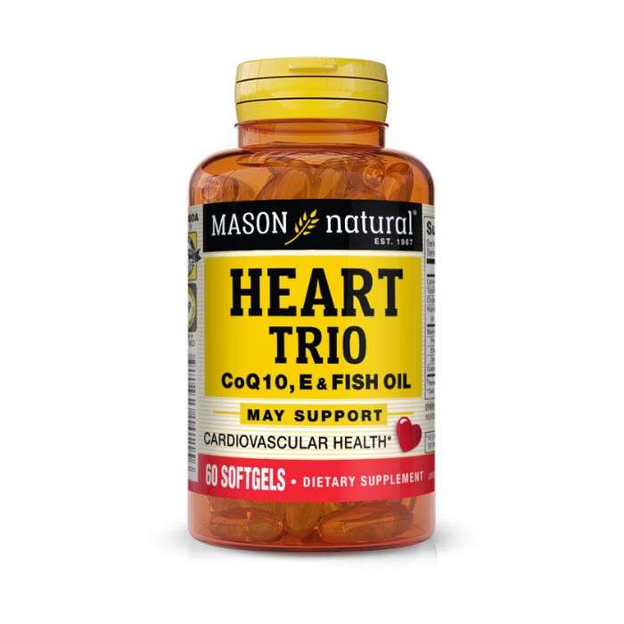 MASON NATURAL HEART TRIO 60 SOFTGELS MASON NATURAL HEART TRIO 60 SOFTGELS