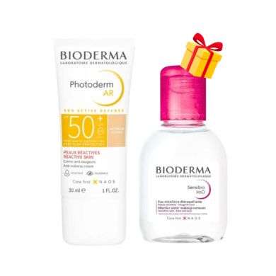 BIODERMA OFFRE PHOTODERM AR SPF 50+30 ML + EAU MICELLAIRE 100ML OFFERT  BIODERMA OFFRE PHOTODERM AR SPF 50+30 ML + EAU MICELLAIRE 100ML OFFERT