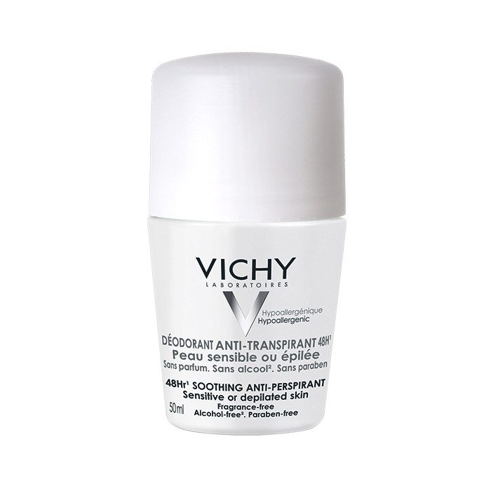Vichy Déodorant Bille Peaux Sensibles ou épilées sans parfums sans alcool 48H Vichy Déodorant Bille Peaux Sensibles ou épilées sans parfums sans alcool 48H