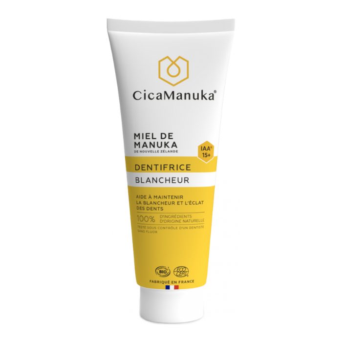 CICAMANUKA MIEL DE MANUKA IAA 15+DENTIFRICE BLANCHEUR 75 ML CICAMANUKA MIEL DE MANUKA IAA 15+DENTIFRICE BLANCHEUR 75 ML