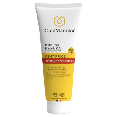 CICAMANUKA MIEL DE MANUKA IAA 15+ DENTIFRICE GENCIVES SENSIBLES 75 ML CICAMANUKA MIEL DE MANUKA IAA 15+ DENTIFRICE GENCIVES SENSIBLES 75 ML